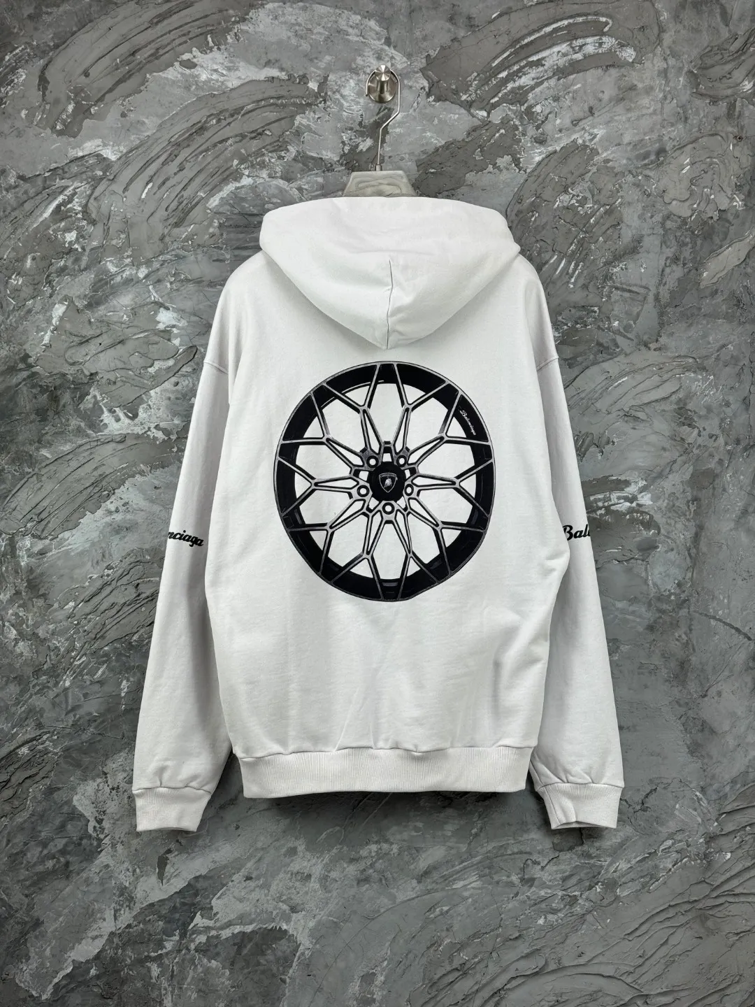 BALENCI*GA Lamborghini . . . . . 460g . Same Style -Color：Black White -SIZE：Xs S M L 8985#